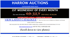 Desktop Screenshot of harrowauctions.com